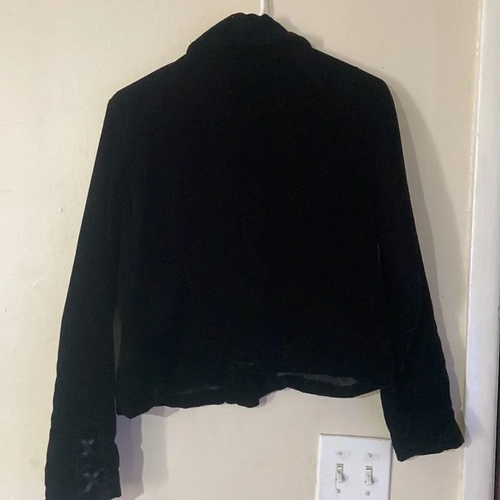 Justice Girl Junior Velvet Jacket Size 18-20